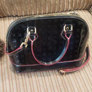 Arcadia patent leather handbag-small